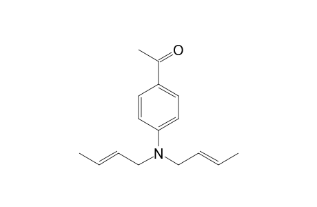 1-[4-[bis[(E)-but-2-enyl]amino]phenyl]ethanone
