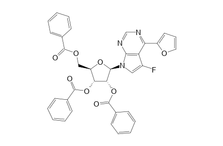 5-FLUORO-4-(FURAN-2-YL)-7-(2,3,5-TRI-O-BENZOYL-BETA-D-RIBOFURANOSYL)-7-H-PYRROLO-[2.3-D]-PYRIMIDINE