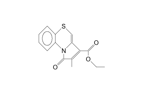 3-Ethoxycarbonyl-2-methyl-1H-pyrrolo(2,1-C)(1,4)benzothiazin-1-one