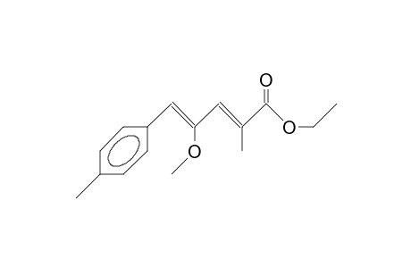 (2E,4E)-4-Methoxy-5-(4-tolyl)-2-methyl-penta-2,4-dienoic acid, ethyl ester