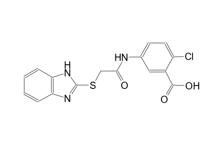 5-{[(1H-benzimidazol-2-ylsulfanyl)acetyl]amino}-2-chlorobenzoic acid