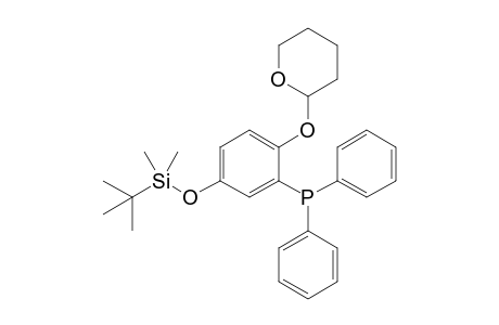 [5-(tert-Butyldimethylsiloxy)-2-(tetrahydropyran-2-yloxy)phenyl]diphenylphosphane