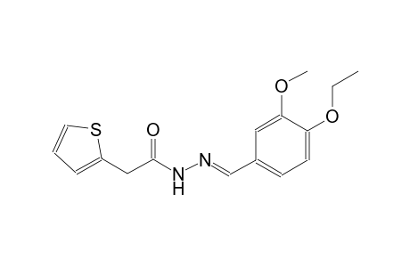 N'-[(E)-(4-ethoxy-3-methoxyphenyl)methylidene]-2-(2-thienyl)acetohydrazide