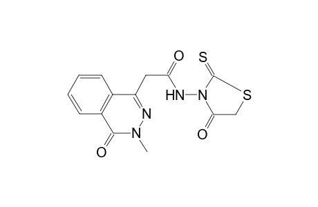 2-(3-Methyl-4-oxidanylidene-phthalazin-1-yl)-N-(4-oxidanylidene-2-sulfanylidene-1,3-thiazolidin-3-yl)ethanamide