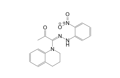 (1Z)-1-(3,4-dihydro-1(2H)-quinolinyl)-1-[(2-nitrophenyl)hydrazono]-2-propanone