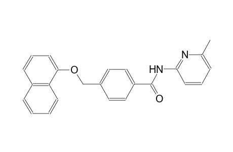 N-(6-methyl-2-pyridinyl)-4-[(1-naphthyloxy)methyl]benzamide