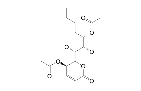 6S-[3-ACETYLOXY-1,2-DIHYDROXY-HEPTANYL]-5S-ACETYLOXY-5,6-DIHYDRO-2H-PYRAN-3-ONE