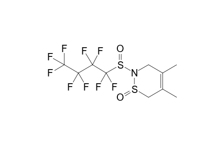 anti-4,5-Dimethyl-2-(nonafluorobutanesulfinyl)-3,6-dihydro-2H-[1,2]thiazine-1-oxide