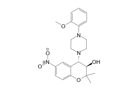 (3R,4S)-4-(4-(2-Methoxyphenyl)piperazin-1-yl)-2,2-dimethyl-6-nitrochroman-3-ol