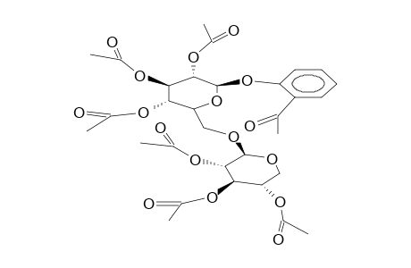 2-ACETYLPHENOL-1-6-beta-D-(2,3,4-TRI-O-ACETYL)-GLUCOPYRANOSYL (6-1)-beta-D-(2,3,4-O-ACETYL)XYLOPYRANOSIDE