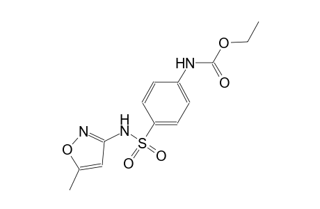 ethyl 4-{[(5-methyl-3-isoxazolyl)amino]sulfonyl}phenylcarbamate