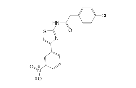 2-(4-chlorophenyl)-N-[4-(3-nitrophenyl)-1,3-thiazol-2-yl]acetamide