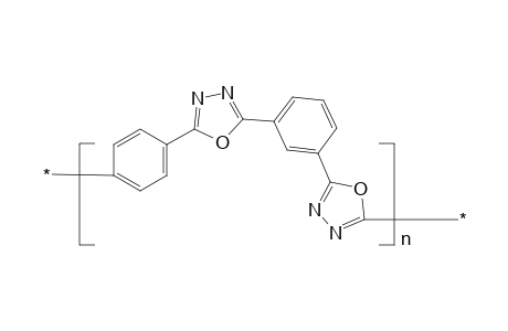 Poly(1,4-phenylene-1,3,4-oxadiazole-2,5-diyl-1,3-phenylene-1,3,4-oxadiazole-2,5-diyl)