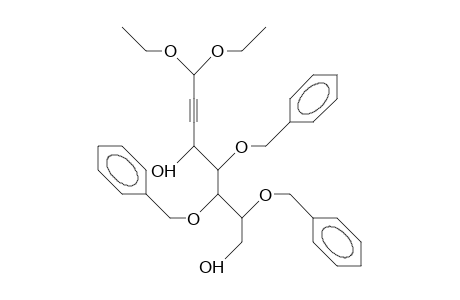 5,6,7-Tri-O-benzyl-2,2,3,3-tetradehydro-2,3-dideoxy-D-ido-octose diethyl acetal