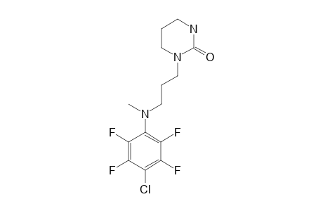 1-[3-[(4-chloro-2,3,5,6-tetrafluorophenyl)-methylamino]propyl]-1,3-diazinan-2-one