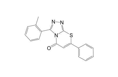 3-(2-Methylphenyl)-7-phenyl-[1,2,4]triazolo[3,4-b][1,3]thiazin-5-one
