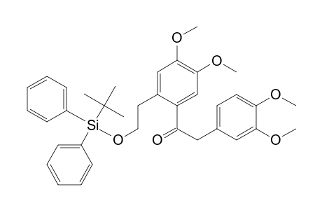 2-[2-[(tert-Butyldiphenylsilyl)oxy]ethyl]-4,5-dimethoxyphenyl 3,4-dimethoxybenzyl Ketone