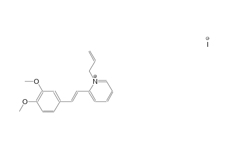 1-allyl-2-[(E)-2-(3,4-dimethoxyphenyl)ethenyl]pyridinium iodide