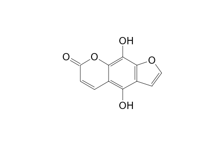 7H-Furo[3,2-g][1]benzopyran-7-one, 4,9-dihydroxy-