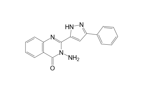 3-Amino-2-(3-phenyl-1H-pyrazol-5-yl)-4-quinazolinone