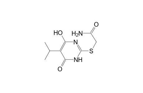 acetamide, 2-[[1,6-dihydro-4-hydroxy-5-(1-methylethyl)-6-oxo-2-pyrimidinyl]thio]-