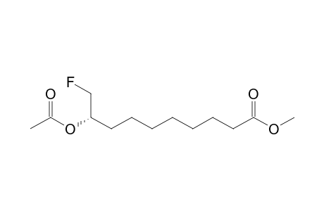 (9S)-9-acetoxy-10-fluoro-capric acid methyl ester