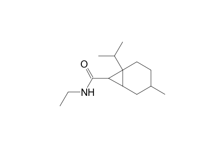 1-isopropyl-4-methyl-bicyclo[4.1.0]heptane-7-carboxylic acid ethylamide