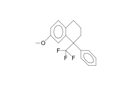 1-Trifluoromethyl-7-methoxy-1-phenyl-tetralin