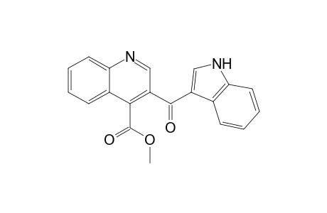 3-(1H-indole-3-carbonyl)cinchoninic acid methyl ester