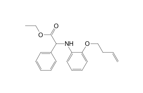 Benzeneacetic acid, .alpha.-[[2-(3-butenyloxy)phenyl]amino]-, ethyl ester