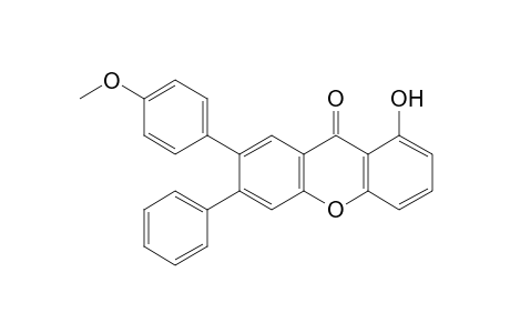 1-Hydroxy-7-(4-methoxyphenyl)-6-phenyl-9H-xanthen-9-one