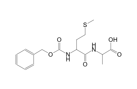 (2R)-2-{[(2R)-2-{[(benzyloxy)carbonyl]amino}-4-(methylsulfanyl)butanoyl]amino}propanoic acid