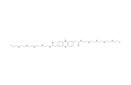 2,7-bis[14'-Iodo-3',6',9',12'-tetraoxatetradecyloxycarbonyl)methyl]-N-methylphenothiazinhe