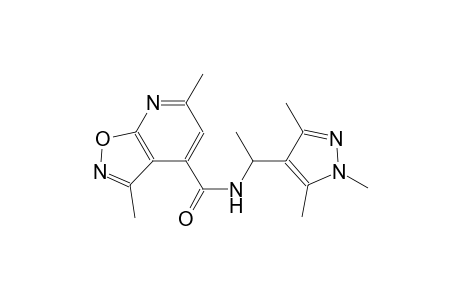 isoxazolo[5,4-b]pyridine-4-carboxamide, 3,6-dimethyl-N-[1-(1,3,5-trimethyl-1H-pyrazol-4-yl)ethyl]-