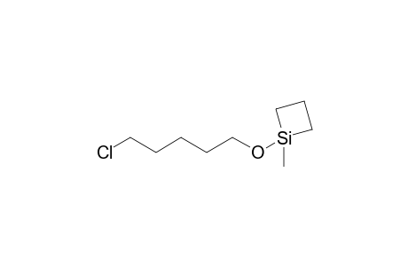 1-(5-Chloranylpentoxy)-1-methyl-siletane