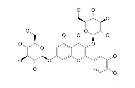 TAMARIXETIN_3,7-BIS-O-BETA-GLUCOPYRANOSIDE