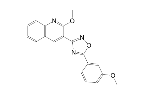 2-methoxy-3-[5-(3-methoxyphenyl)-1,2,4-oxadiazol-3-yl]quinoline