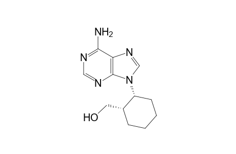 (+-)-cis-9-[2-(Hydroxymethyl)cyclohexyl]adenine