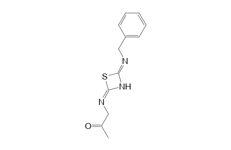 1-[(4-benzylimino-1,3-thiazet-2-yl)amino]acetone