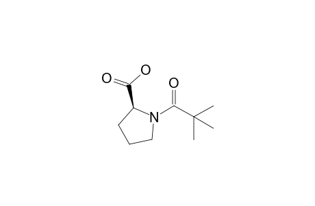 (2S)-1-(2,2-dimethyl-1-oxopropyl)-2-pyrrolidinecarboxylic acid