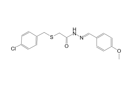 acetic acid, [[(4-chlorophenyl)methyl]thio]-, 2-[(E)-(4-methoxyphenyl)methylidene]hydrazide