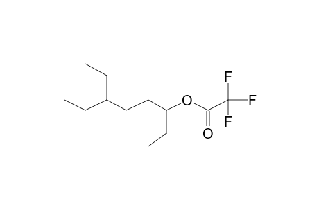 3-Ethyl-6-trifluoroacetoxyoctane