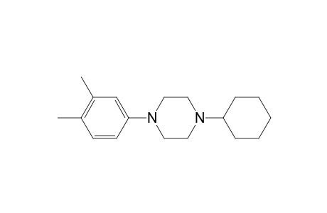 1-Cyclohexyl-4-(3,4-dimethylphenyl)piperazine