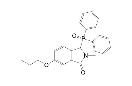 2,3-Dihydro-3-diphenylphosphinyl-2-methyl-6-propoxy-1H-isoindol-1-one
