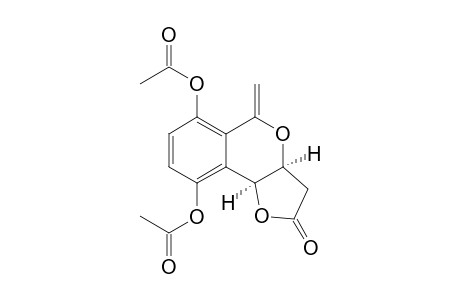 2H-Furo[3,2-c][2]benzopyran-2-one, 6,9-bis(acetyloxy)-3,3a,5,9b-tetrahydro-5-methylene-, cis-