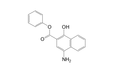 2-Naphthalenecarboxylic acid, 4-amino-1-hydroxy-, phenyl ester