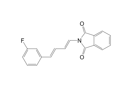 2-((1E,3E)-4-(3-Fluorophenyl)buta-1,3-dien-1-yl)isoindoline-1,3-dione