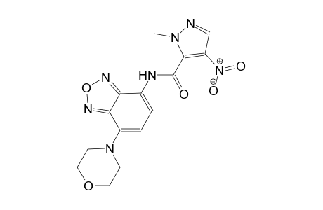 1-methyl-N-[7-(4-morpholinyl)-2,1,3-benzoxadiazol-4-yl]-4-nitro-1H-pyrazole-5-carboxamide