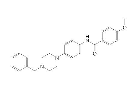N-[4-(4-benzyl-1-piperazinyl)phenyl]-4-methoxybenzamide