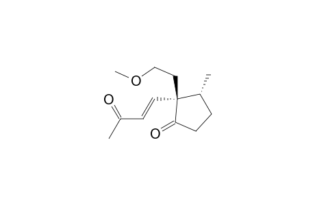 Cyclopentanone, 2-(2-methoxyethyl)-3-methyl-2-(3-oxo-1-butenyl)-, [2S-[2.alpha.(E),3.alpha.]]-